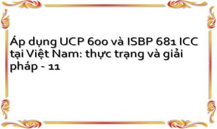 Áp dụng UCP 600 và ISBP 681 ICC tại Việt Nam: thực trạng và giải pháp - 11