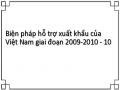 Mục Tiêu Và Phương Hướng Xuất Khẩu Của Việt Nam Giai Đoạn 2009-2010