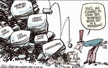 Các nền kinh tế lớn trên thế giới đồng loạt suy thoái Khủng hoảng tài 1