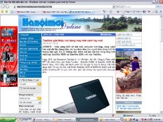 Máy tính xách tay mới của Toshiba và các thông tin xuất hiện trên các báo sau đó 9