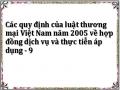 Tạo Sự Thống Nhất Trong Các Quy Định Của Luật Thương Mại Việt Nam Năm 2005 Với Các Văn Bản