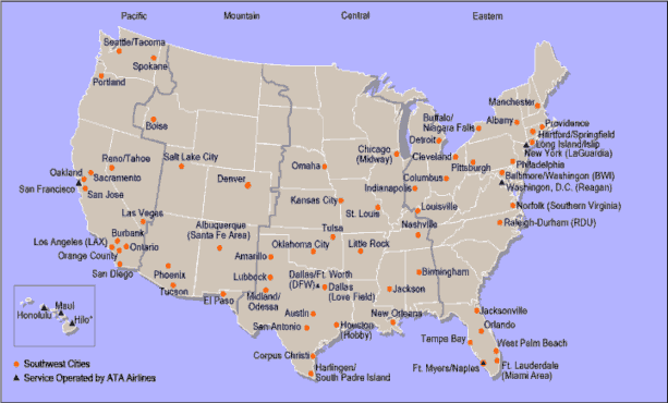 Nguồn www southwest com 37 năm hoạt động thì 35 năm liên tiếp Southwest Airlines thu 1