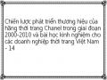 Chiến lược phát triển thương hiệu của hãng thời trang Chanel trong giai đoạn 2000-2010 và bài học kinh nghiệm cho các doanh nghiệp thời trang Việt Nam - 14