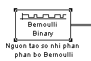 Chức năng tạo ra một số nhị phân phân bố đều Bernoulli với xác suất xuất 2