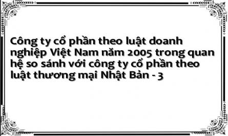 Công Ty Cổ Phần Và Đặc Điểm Của Công Ty Cổ Phần Ở Việt Nam