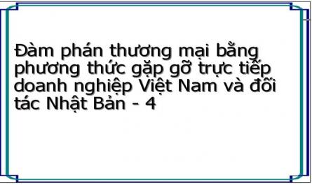 Chiến Lược, Chiến Thuật Và Kỹ Thuật Sử Dụng Trong Đàm Phán Trực Tiếp