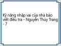 Kỹ năng nhập vai của nhà báo viết điều tra - Nguyễn Thùy Trang - 7