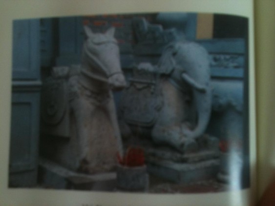 Voi đá ngựa đá Khánh đá Sập đá tại hiên hậu cung Miếu đá MỘT SỐ HÌNH 4