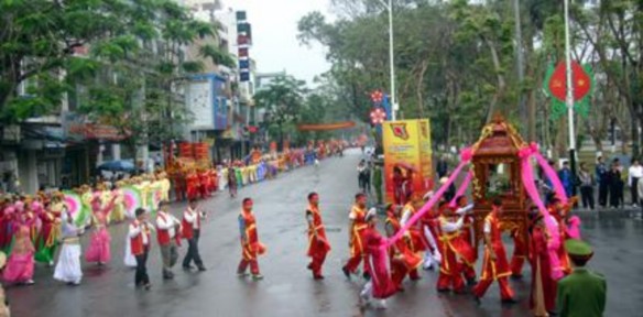 Đoàn rước Lễ dâng hương Màn trống hội 7