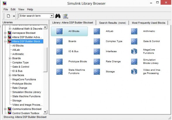 Hình 2 11 Thư viện của DSP Builder Hình 2 11 trình bày các nhóm thư viện của DSP 2