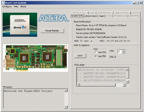 Hình 2 16 Giao diện Board Test System Một số thiết kế được cung cấp để kiểm 3