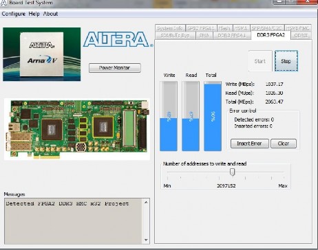 Hình 4 4 Kết quả kiểm tra đọc ghi bộ nhớ RAM gắn với Chip FPGA 2 Hình 4 5 4