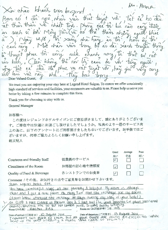 PHỤ LỤC 4 Brochure của khách sạn Legend Hotel Saigon 20