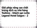 Giải pháp nâng cao chất lượng dịch vụ nhà hàng Yoshino - khách sạn Lotte Legend Hotel Saigon - 2