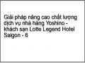 Quy Trình Phục Vụ Phòng Tại Khách Sạn Legend Hotel Saigon
