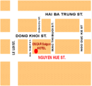 Hình 2 1 Bản đồ vị trí khách sạn OSCAR S AIGON Mộtsố thông tin về khách sạn 1