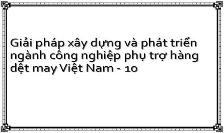Giải pháp xây dựng và phát triển ngành công nghiệp phụ trợ hàng dệt may Việt Nam - 10