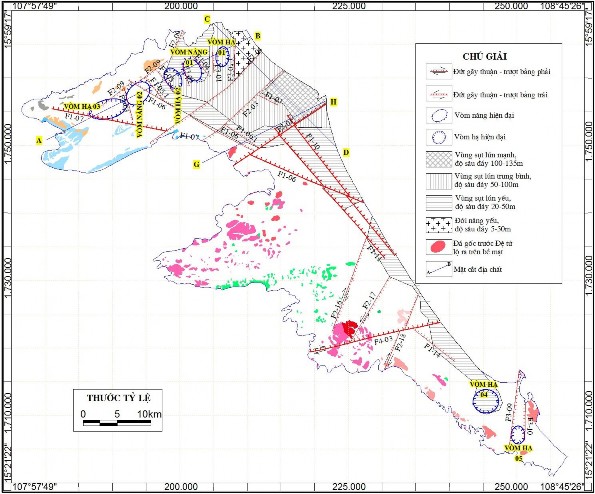 Hình 3 3 Sơ đồ thể hiện mối quan hệ khống chế của các hệ thống đứt gãy 2