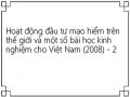 Hoạt động đầu tư mạo hiểm trên thế giới và một số bài học kinh nghiệm cho Việt Nam (2008) - 2