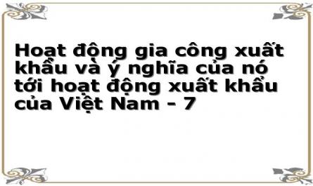 Kim Ngạch Xuất Khẩu Dệt May Của Việt Nam Theo Mặt Hàng
