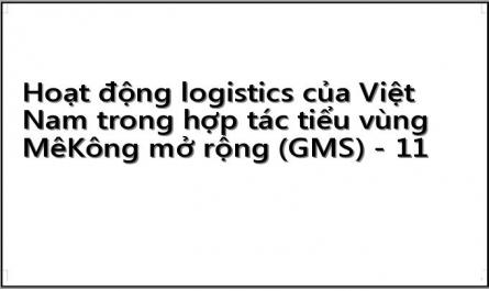 Về Phía Các Doanh Nghiệp Cung Cấp Dịch Vụ Logistics:
