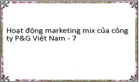 Chuỗi Sản Phẩm Dầu Gội Đầu Của P&g Việt Nam Hiện Nay