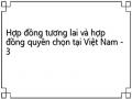 Hợp đồng tương lai và hợp đồng quyền chọn tại Việt Nam - 3