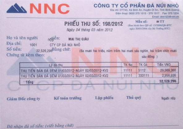 BẢNG 2 5 BẢNG BÁO CÁO TỔNG HỢP DOANH THU KHÁCH HÀNG THANH TOÁN BẰNG TIỀN MẶT 1