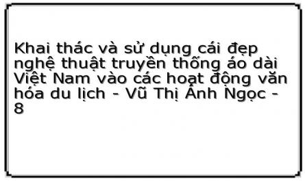 Khai thác và sử dụng cái đẹp nghệ thuật truyền thống áo dài Việt Nam vào các hoạt động văn hóa du lịch - Vũ Thị Ánh Ngọc - 8