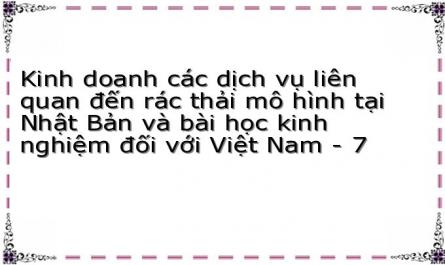 Thực Trạng Kinh Doanh Dịch Vụ Liên Quan Đến Rác Thải Tại Việt Nam