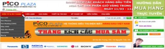 Tiếp theo bạn Click trực tiếp vào ngành hàng mà bạn quan tâm lúc này sẽ xuất 1