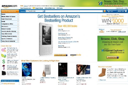 Hình 2 2 Giao diện trang chủ của Amazon Nguồn www amazon com truy cập ngày 20 tháng 3