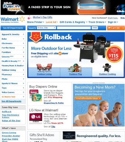 Hình 2 3 Giao diện trang chủ của Walmart Nguồn www walmart com truy cập ngày 20 1