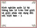 Kinh nghiệm quản lý hệ thống bán lẻ trên thế giới và giải pháp vận dụng đối với Việt Nam - 1