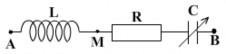 Mạch điện như hình vẽ Cuộn dây thuần cảm có độ tự cảm L 0 318H R 100 2