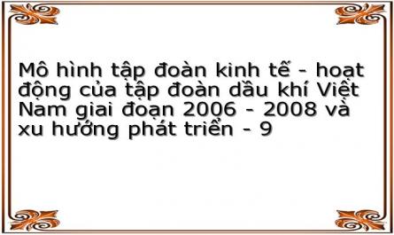 Mục Tiêu Kế Hoạch Trong Năm 2009 – 2010 Của Tập Đoàn Dầu Khí Việt Nam