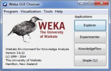Hình 3 Giao diện phần mềm Weka Như đã nói trong luận văn chỉ sử dụng chức 1