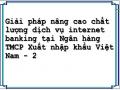 Giải pháp nâng cao chất lượng dịch vụ internet banking tại Ngân hàng TMCP Xuất nhập khẩu Việt Nam - 2