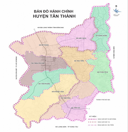3 1 3 Diện tích dân số giao thông địa giới hành chính Huyện Tân Thành có 1