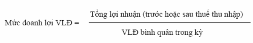 Chỉ tiêu này càng cao càng tốt Mức doanh lợi VLĐ càng cao chứng tỏ hiệu quả 8