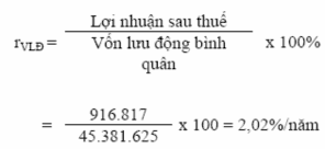 Như vậy chi phí sử dụng vốn CV để đầu tư vào khách hàng là CV r n r 3