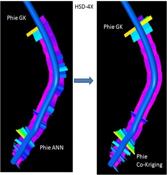Hình 4 23 So sánh độ rỗng từ các phương pháp ANN và Co Kriging với độ rỗng 5