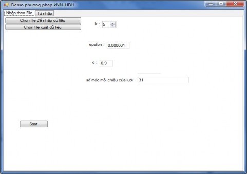 Hiǹ h 16 Giao diện nhập dữ liệu theo file Giao diện này đơn giản ngoài các 36