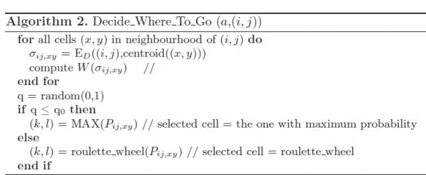 Hình Mã giả hàm quyết định bước đi tiếp theo Xác suất di chuyến đến một 4