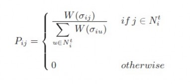Với Hình Công thức xác suất di chuyển N i là lân cận của đỉnh I Ngoài ra 5