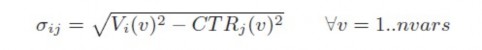 Với V i là vector kết hợp với đỉnh I và CTR j là trọng tâm của một vùng mà 6