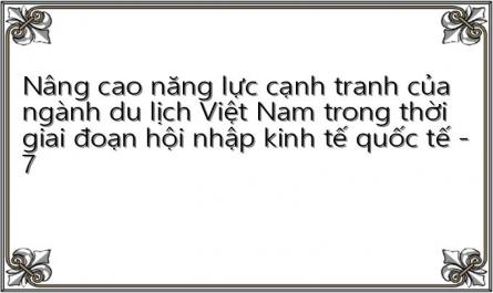 Đánh Giá Năng Lực Cạnh Tranh Của Ngành Du Lịch Việt Nam