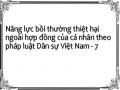 Năng lực bồi thường thiệt hại ngoài hợp đồng của cá nhân theo pháp luật Dân sự Việt Nam - 7