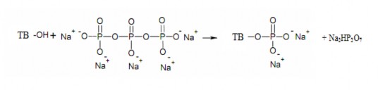 Phản ứng c a monoester photphat c a tinh bột với tripoly natri được đề xuất như 6