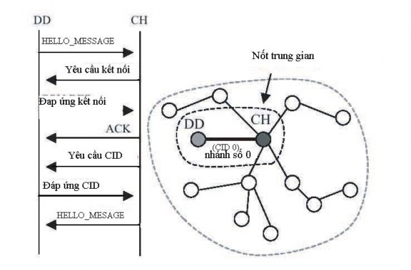 Hình3 5 Gán địa chỉ nhóm trực tiếp Khi thiết bị gốc DD tham gia vào mạng nó 5